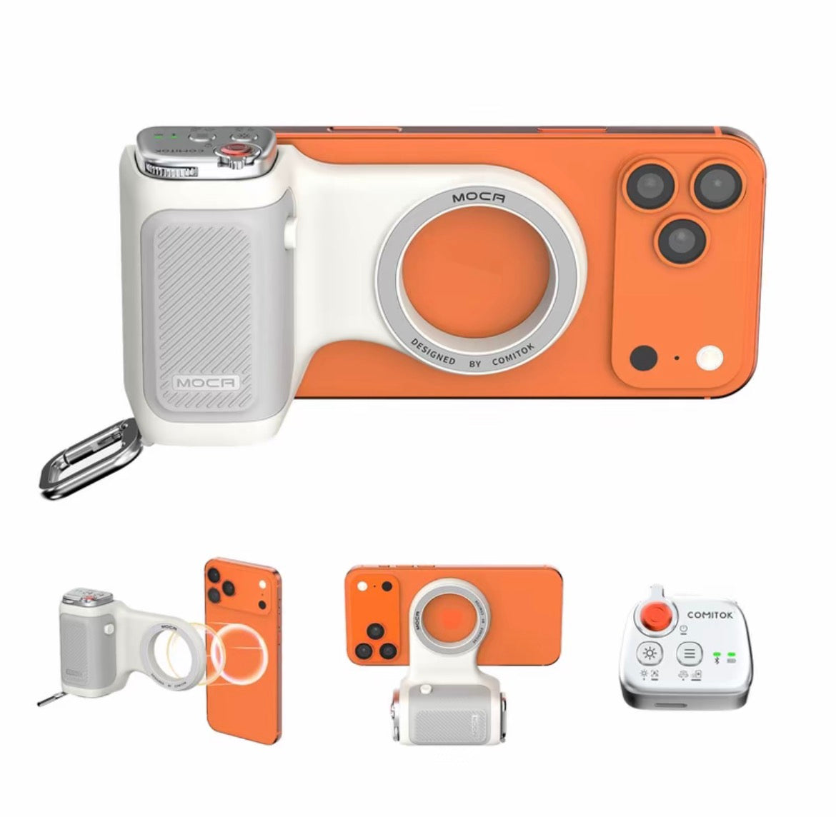 MOCA ARCO – Poignée Magnétique iPhone pour Créateurs