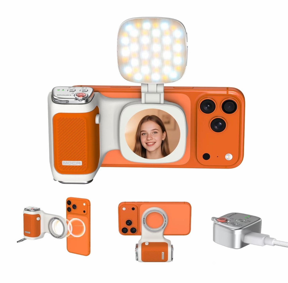 MOCA ARCO – Poignée Magnétique iPhone pour Créateurs